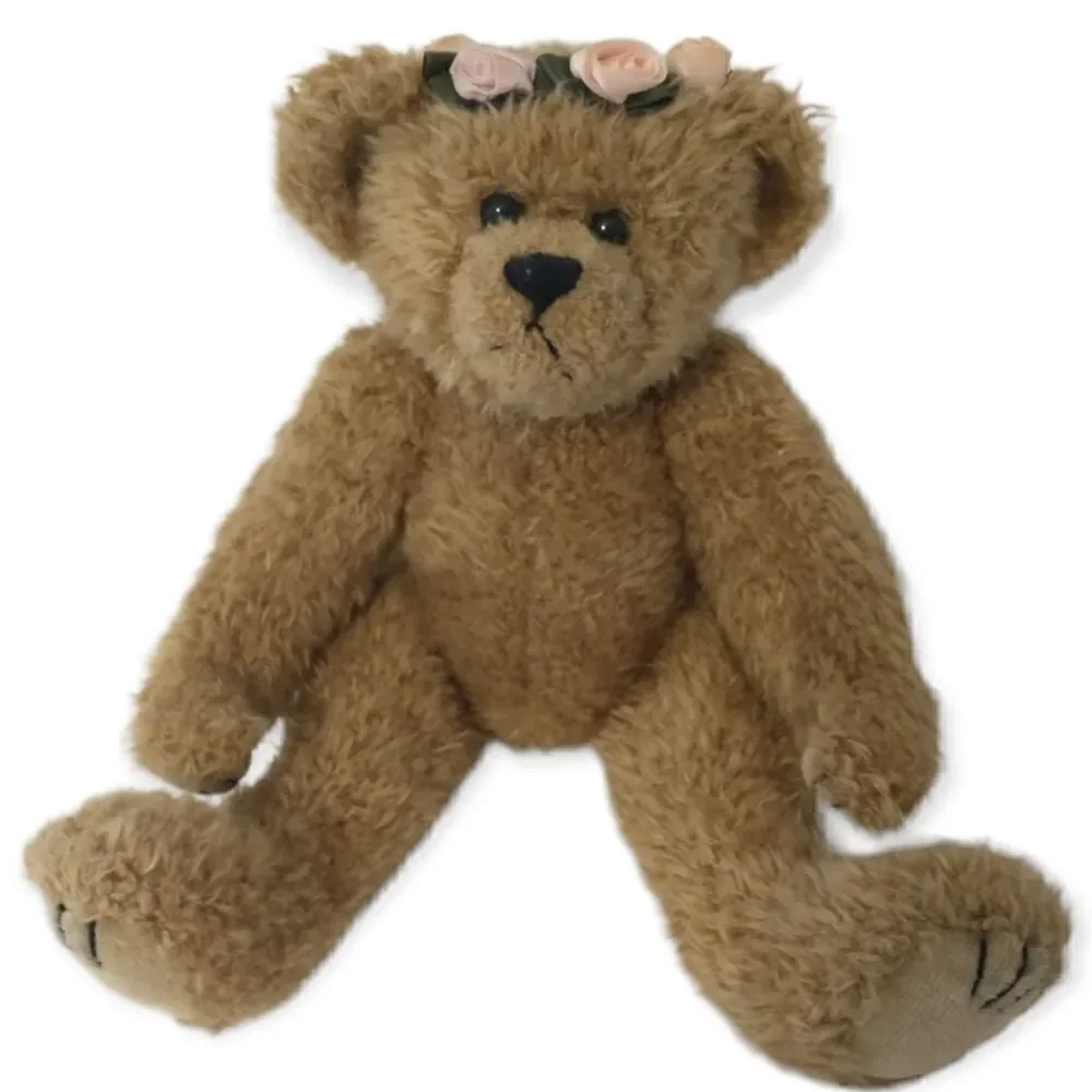 Ty Attic Treasure Eve Teddy Bear Plush Vtg 1993 #6106 Stuffed Animals Flowers.‎